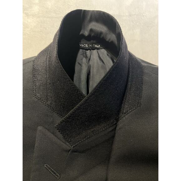 Armani Collezioni 44L 38x31 Black Tuxedo Designer 2-Piece Suit Set Tux - Picture 9 of 16